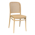 1209- Silla PP Solea Tipo Mimbre Redonda