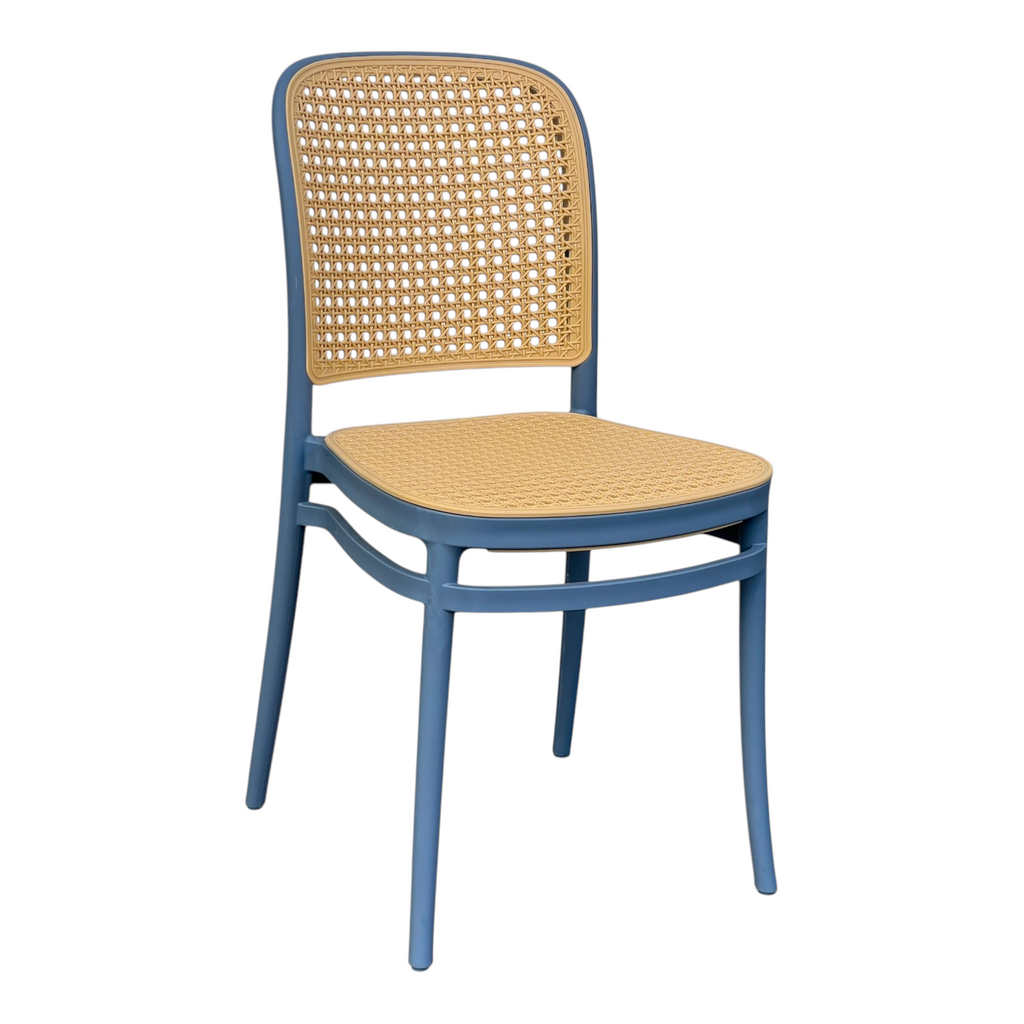 1209- Silla PP Solea Tipo Mimbre Redonda