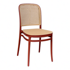 1209- Silla PP Solea Tipo Mimbre Redonda