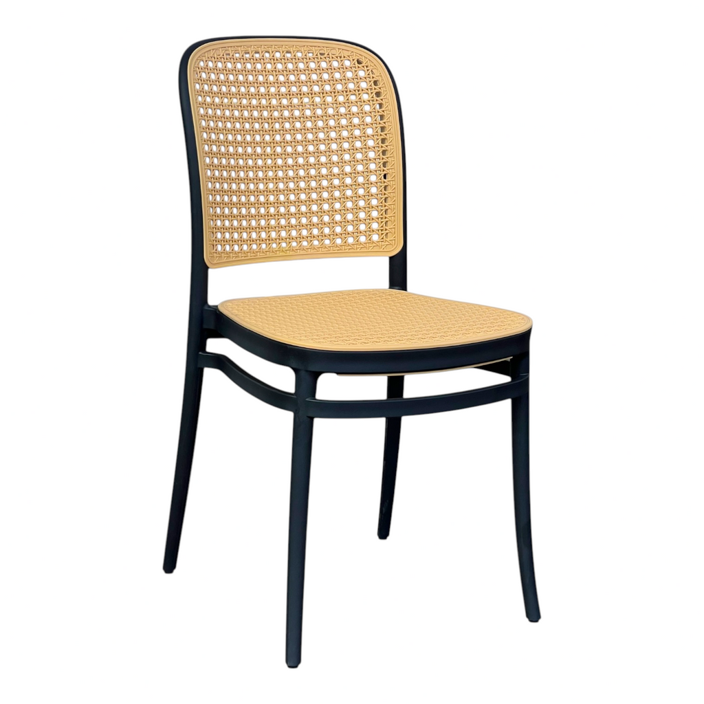 1209- Silla PP Solea Tipo Mimbre Redonda