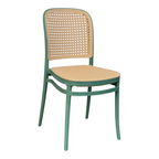 1209- Silla PP Solea Tipo Mimbre Redonda