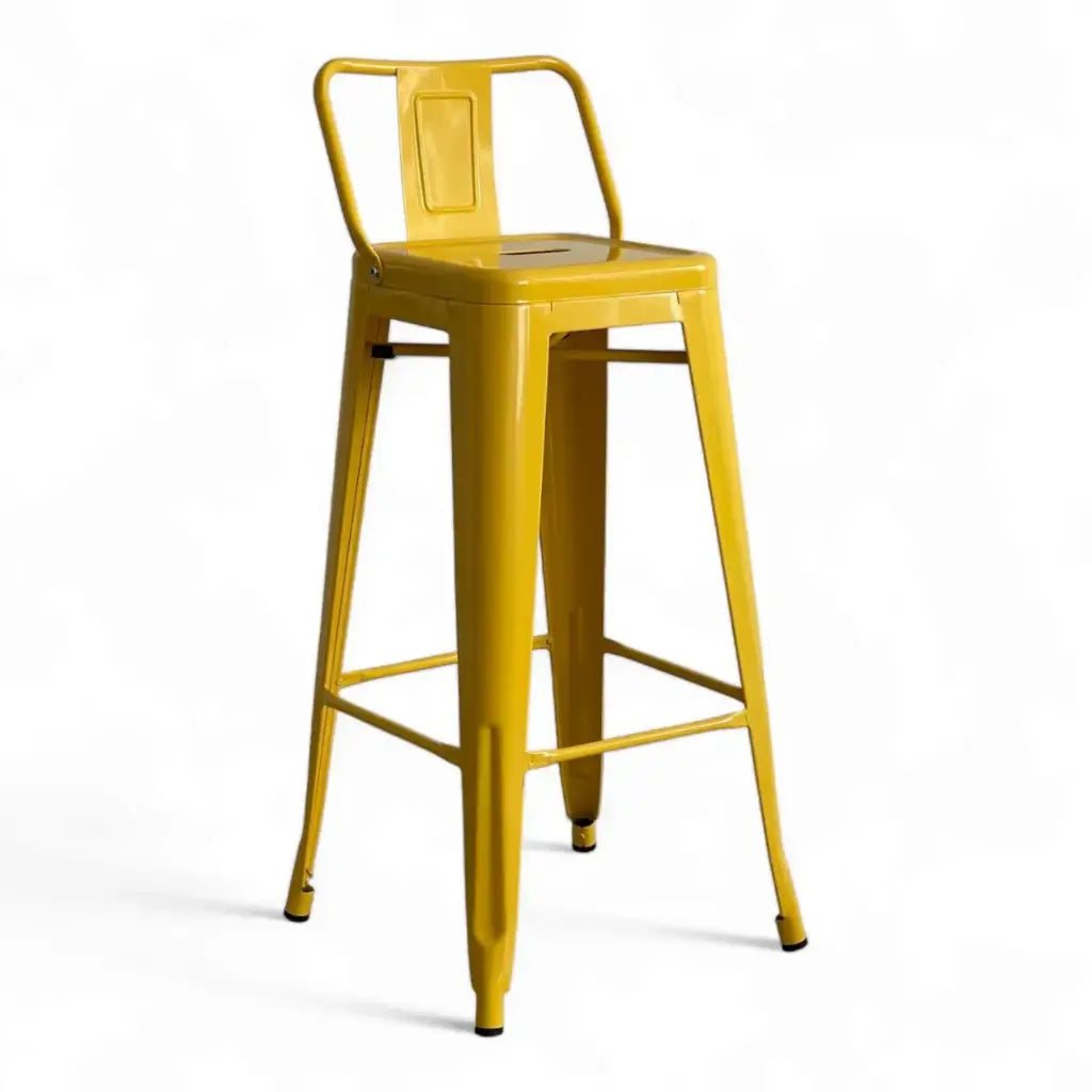 1508 - Taburete metalico Tolix con Espaldar