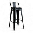 1508 - Taburete metalico Tolix con Espaldar