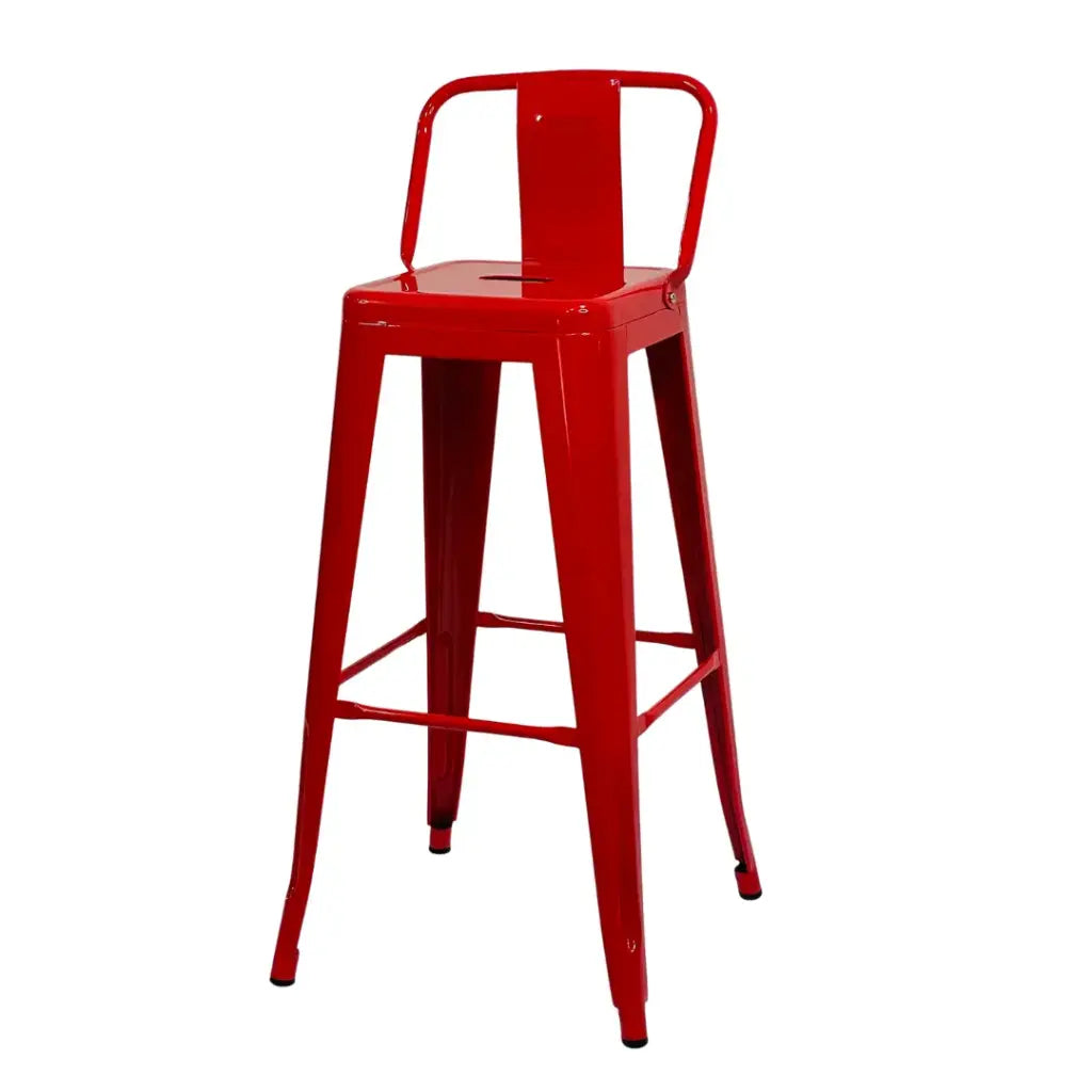 1508 - Taburete metalico Tolix con Espaldar