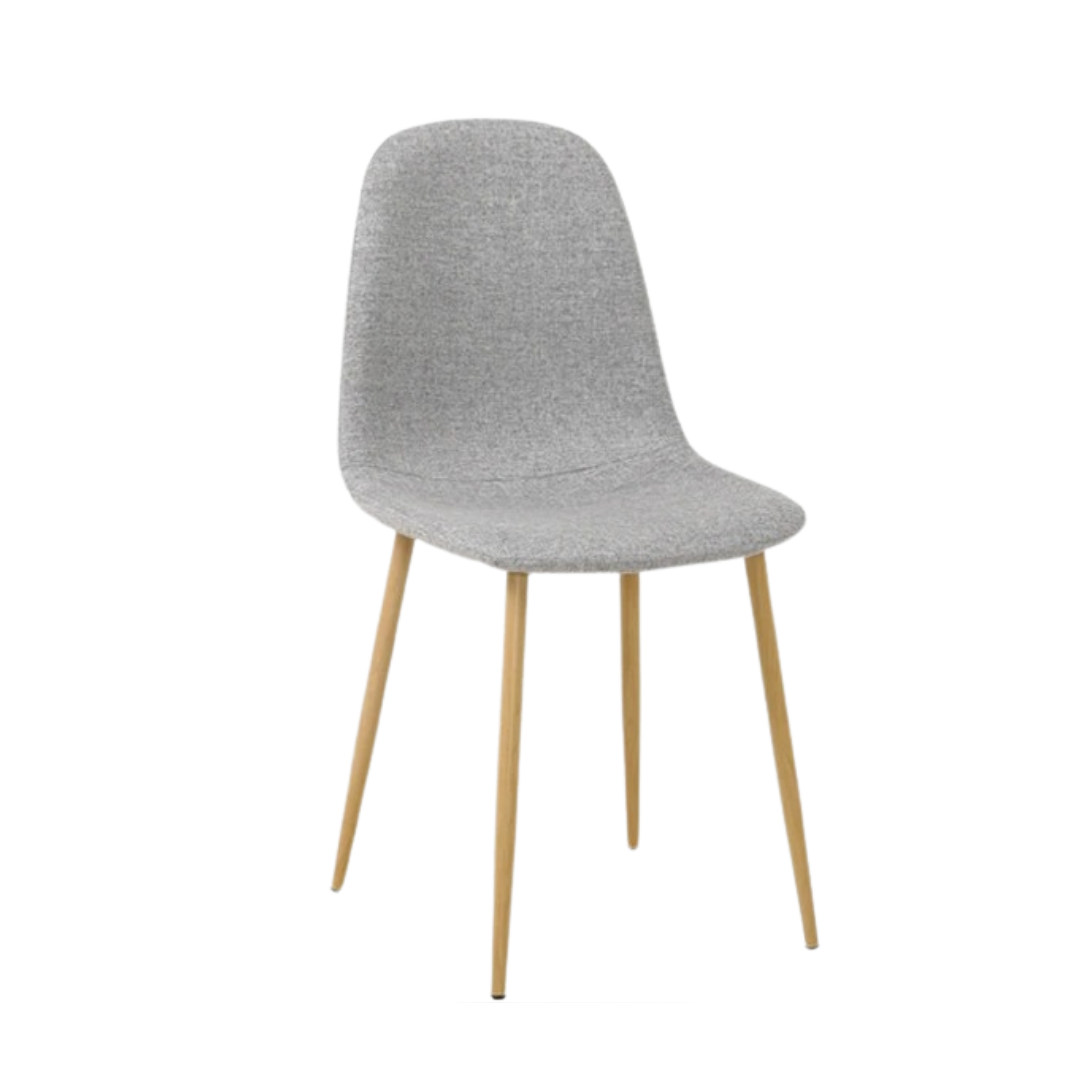 1052- Silla Domi Con Patas Metálicas