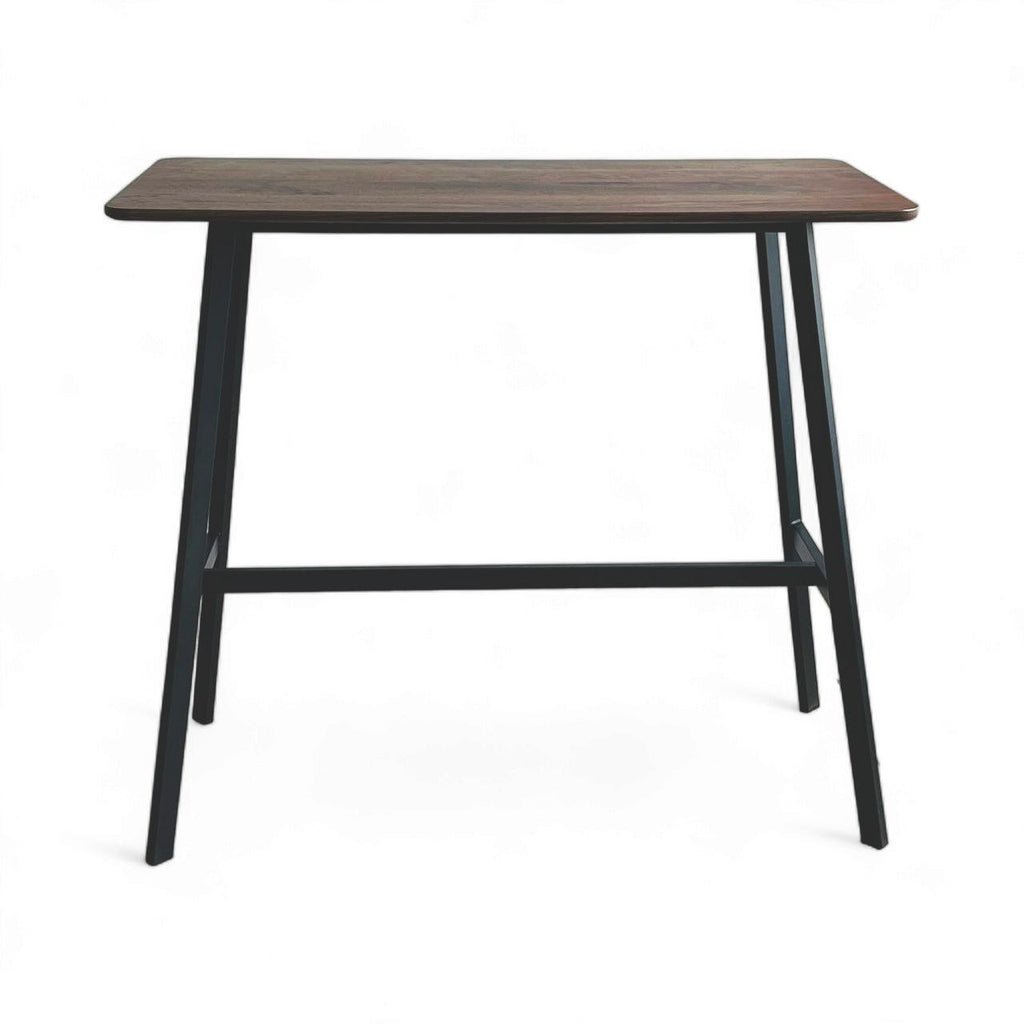 38004 - Mesa Para Barra Madera Oscura