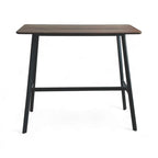 38004 - Mesa Para Barra Madera Oscura