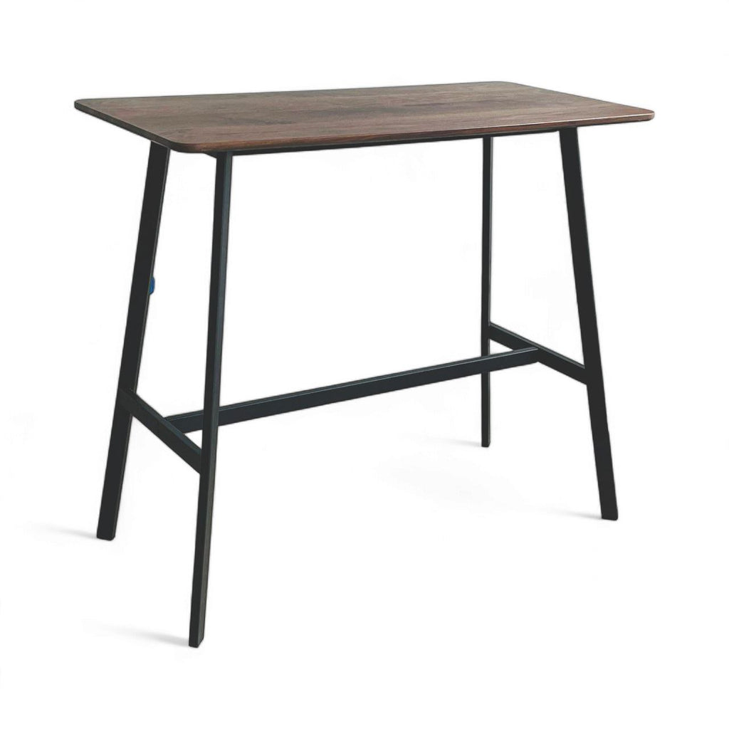 38004 - Mesa Para Barra Madera Oscura