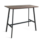 38004 - Mesa Para Barra Madera Oscura