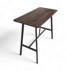 38004 - Mesa Para Barra Madera Oscura