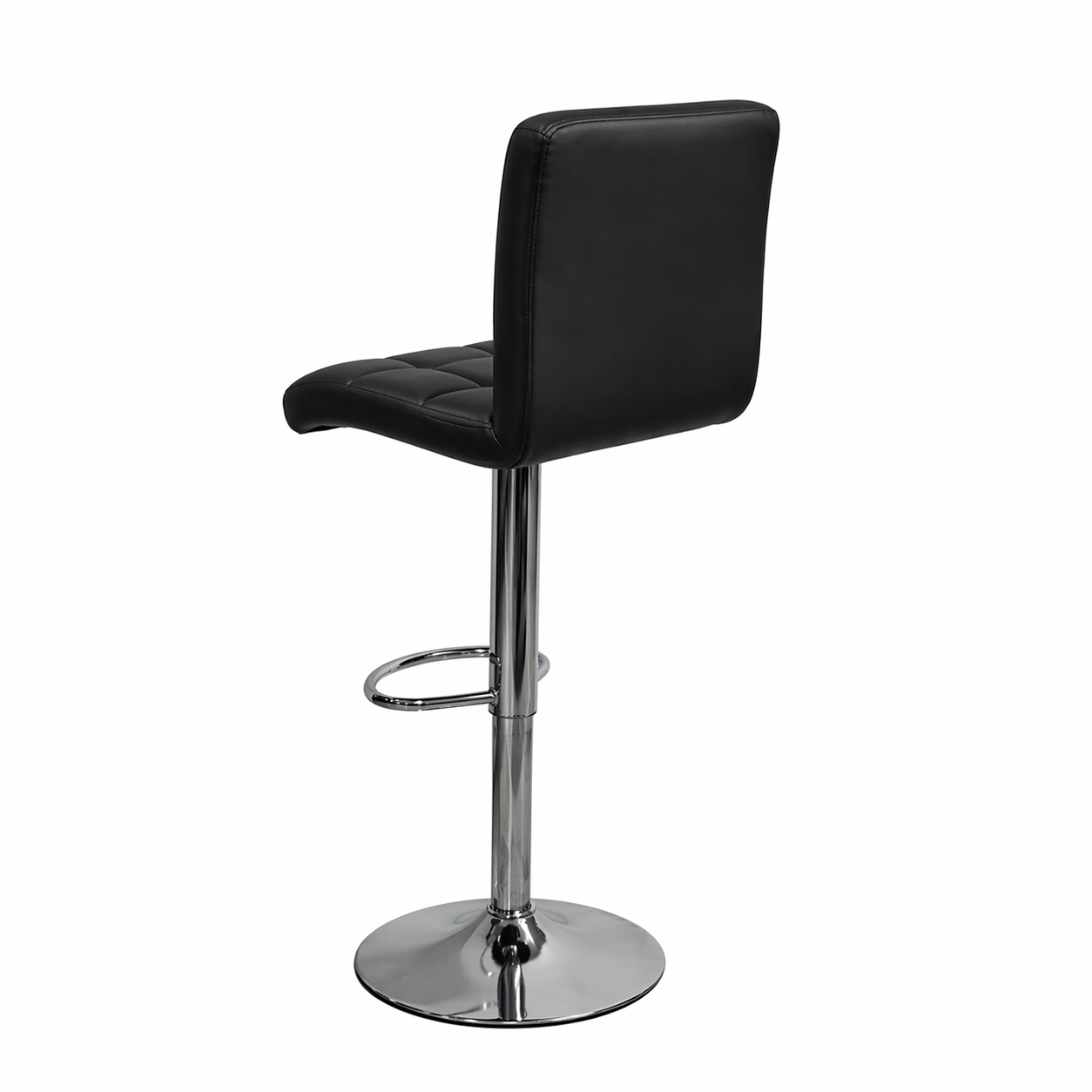 1156- Silla De Barra Vintage  Cuero  Pu