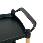 SR-025 Mesita Auxiliar PP 3 Niveles Cuadradas Con Ruedas