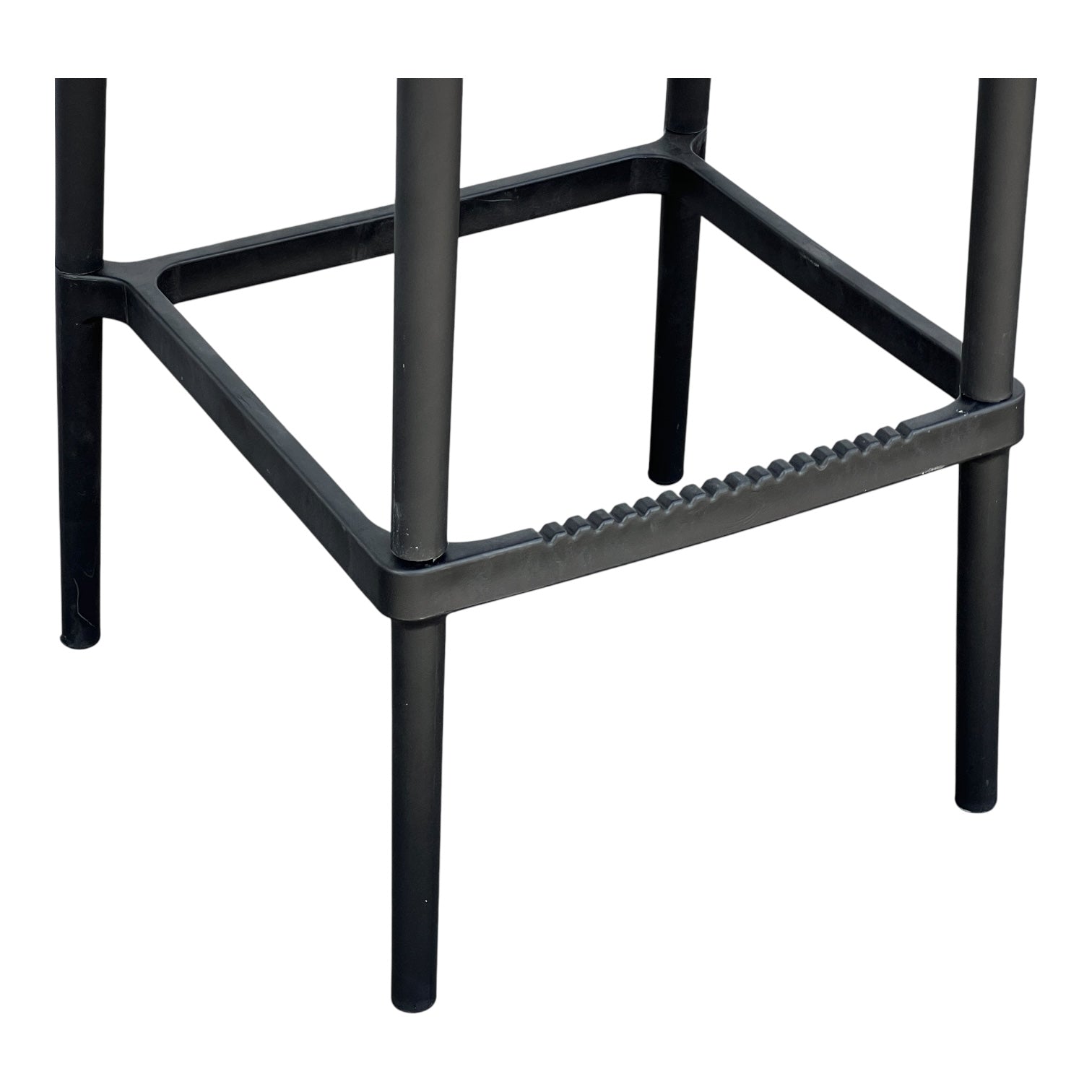 1241C - Taburete Respaldo Listado Moderno PP