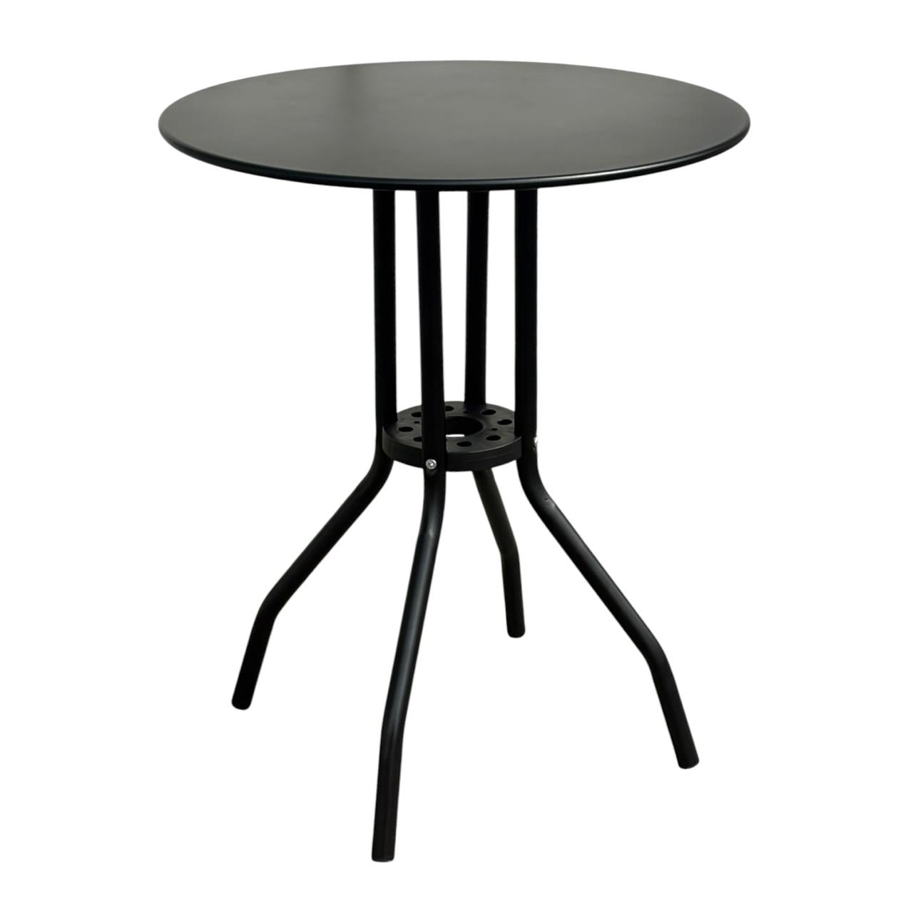 1548D- Mesa Metalica Lino Negra