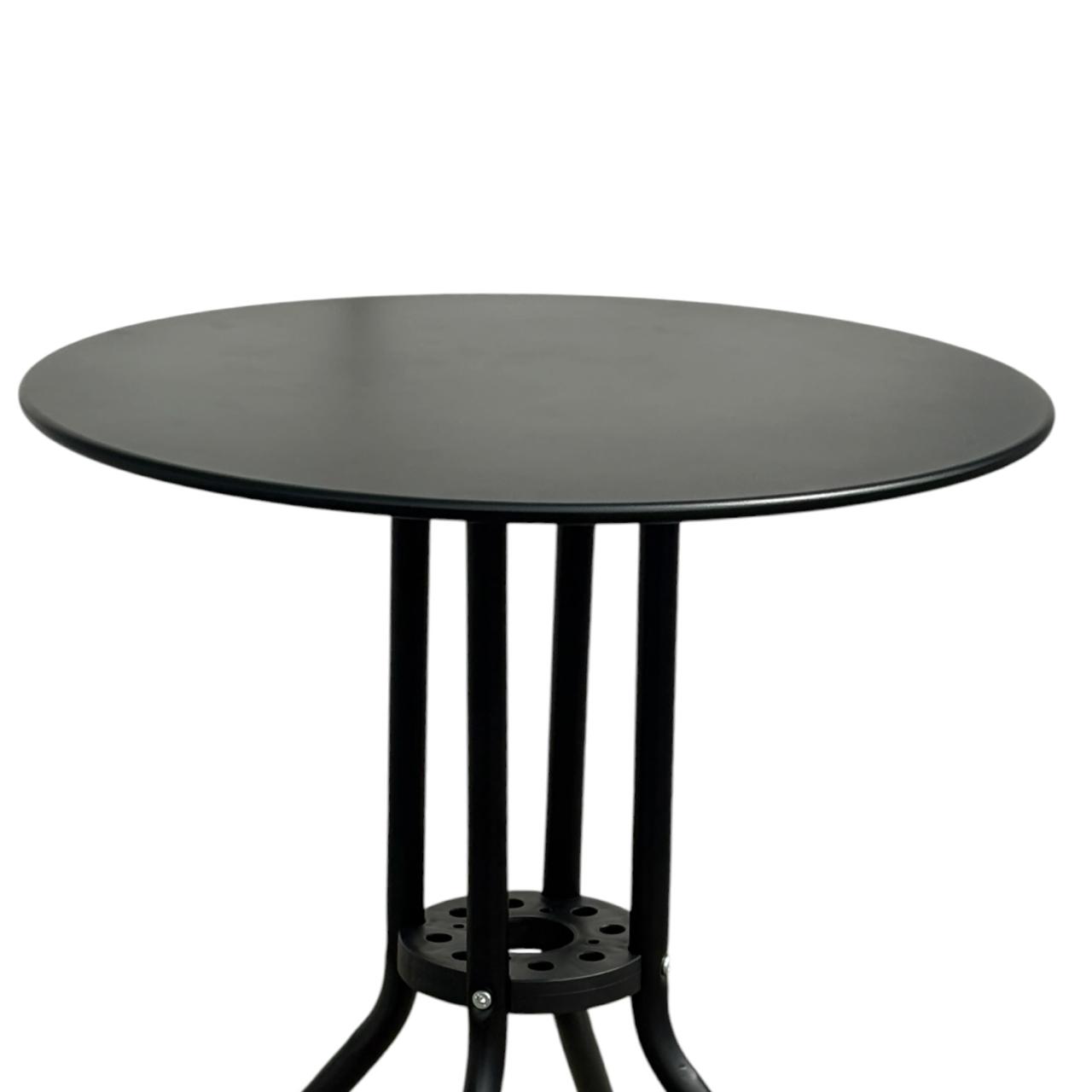 1548D- Mesa Metalica Lino Negra