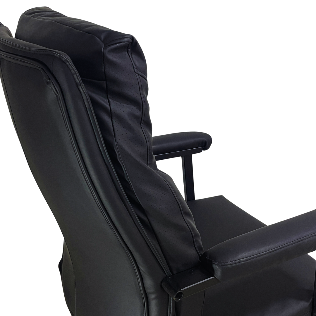 OF717-SILLA OPERATIVA SUPERACOLCHADA CUERO PU